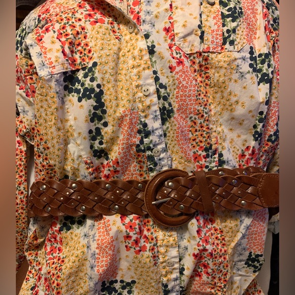 ✨⚡️💥TOMMY HILFIGER 3/4 Sleeve Floral Shirt Dress - Picture 4 of 9